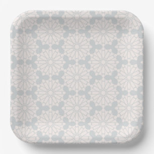 Assiettes En Carton Conception d'art islamique élégant
