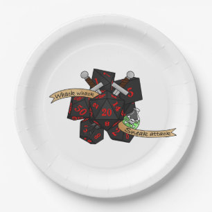 Assiettes En Carton Conception de dés non fiables