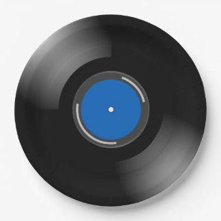 Assiettes En Carton Conception de disques vinyle