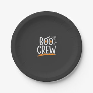 Assiettes En Carton Conception de fantôme Halloween Boo Crew_1