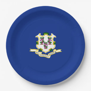 Assiettes En Carton Conception de l'indicateur d'état Connecticut
