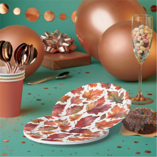 Assiettes En Carton Conception de motif Rustic Radiance