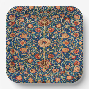 Assiettes En Carton Conception de tapis de William Morris