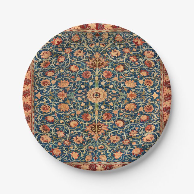 Assiettes En Carton Conception de tapis persan (Devant)
