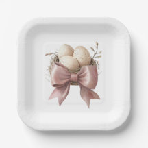 Conception du Baby shower de nid d'aquarelle rose