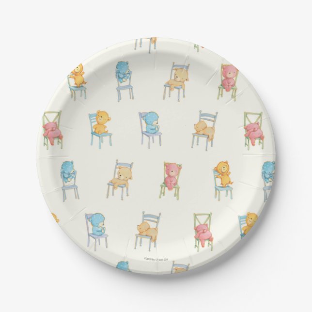 Assiettes En Carton Concerne le motif de chaises (Devant)