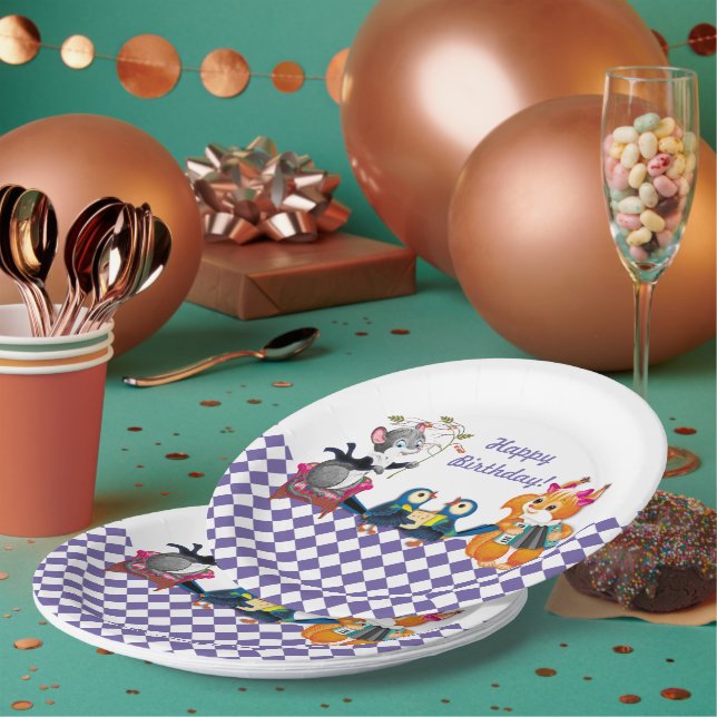 Assiettes En Carton concert (Multi)