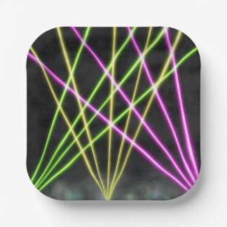 Assiettes En Carton Concert et Lasers Festival Design