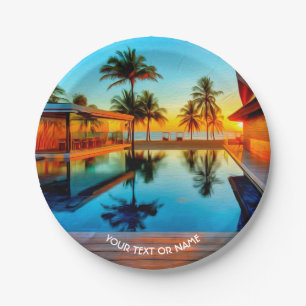 Assiettes En Carton Concevez en fonction du client avec votre propre