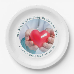 Assiettes En Carton Conférence Médicale de Cardiologie Cardiothoraciqu