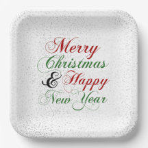 Confetti Argent Joyeux Noël Bonne année