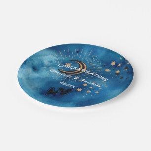 Assiettes En Carton Constellation magique Wiccan Mariage inhabituel