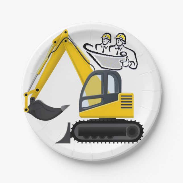 Assiettes En Carton Construction des plaques de papier (Devant)