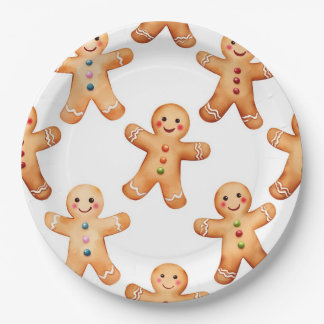 Assiettes En Carton Cookie au pain d'épice