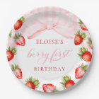 Coquette fraise premier anniversaire