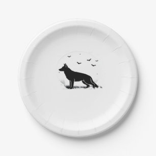 Assiettes En Carton Costume d'Halloween berger allemand My German Shep