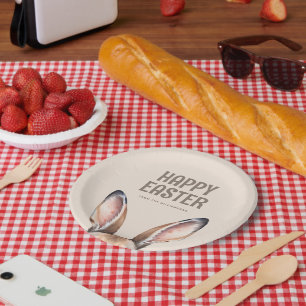 Assiettes En Carton Couleur d'eau moderne personnalisée Mignonne Oreil
