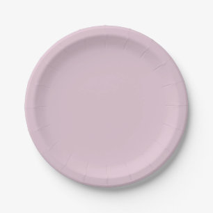 Assiettes En Carton Couleur solide rose pâle