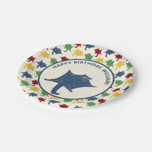 Assiettes En Carton Couleurs primaires des filtres à sucre volants per