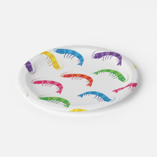 Assiettes En Carton Courbes de parti