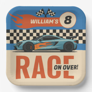 Assiettes En Carton Course sur plus de Cool Voiture Race Boys Annivers