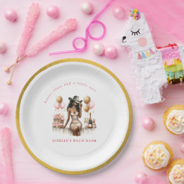 Assiettes En Carton Cowgirl Dernier Rodéo Fête de Bachelorette Occiden