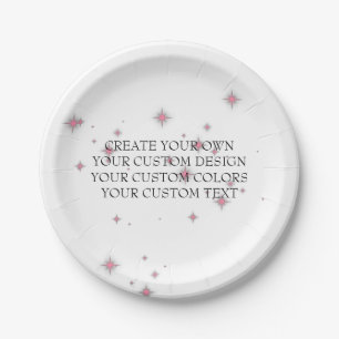 Assiettes En Carton Create Your Own - Your Image Here