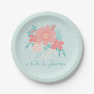 Assiettes En Carton Création florale tendance et magnifique
