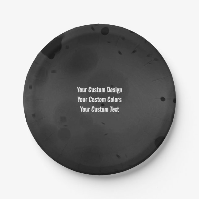 Assiettes En Carton Créer votre propre Customisé (Devant)