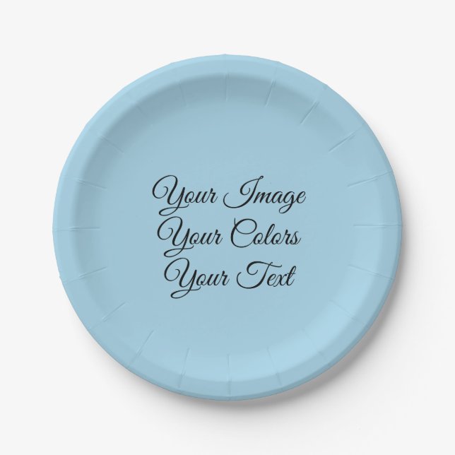 Assiettes En Carton Créez votre propre (Devant)