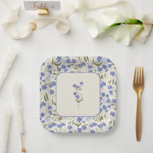 Assiettes En Carton Crème Mariage de pois doux