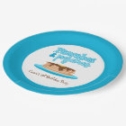 Crêpes bleues et pyjamas fête d'anniversaire