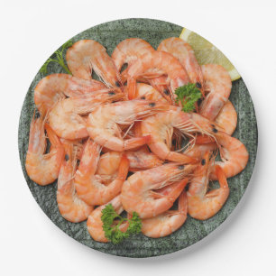 Assiettes En Carton Crevettes