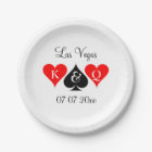 Custom Las Vegas casino thème mariage plaques de f