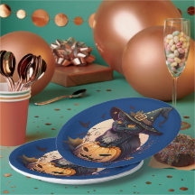 Cute Black Chat Halloween Fête Invitation