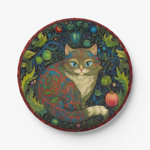 Assiettes En Carton Cute Cheshire Chat style Art nouveau