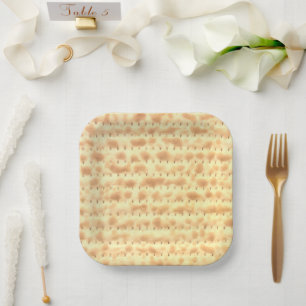 Assiettes En Carton Cute Matzo Passover Design 4Sarah