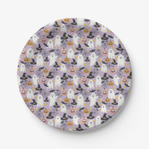 Cute plaque papier Halloween