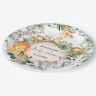 Cute Safari Verdure Jungle Bébé Animaux Douche