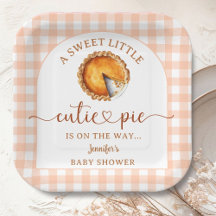 Cutie Pie Baby shower genre Neutre