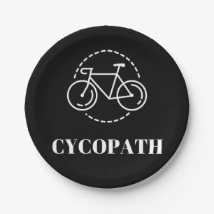 Assiettes En Carton Cycopath cycliste