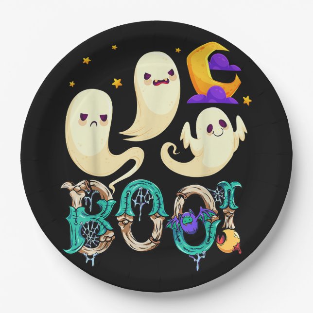 Assiettes En Carton Dancing Skeletons Dance Challenge Boys Girl (Devant)