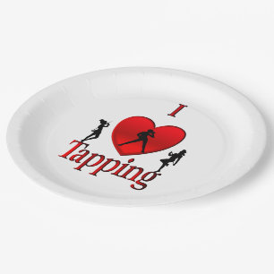 Assiettes En Carton Danse I Heart Tap