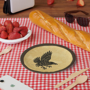Assiettes En Carton Danse Norse Raven
