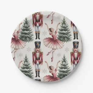 Assiettes En Carton Danseuse de ballet Casse-Noisette arbre de Noël