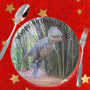 Assiettes En Carton Daspletosaur - Dinosaur Plaques de papier d'annive