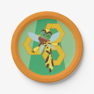 Assiettes En Carton DC Super Hero Girls Bumble Bee
