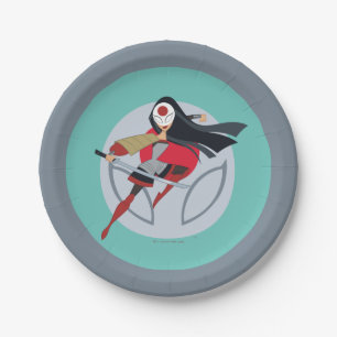 Assiettes En Carton DC Super Hero Girls Katana