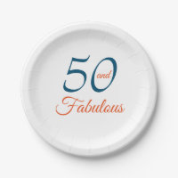 De fête d'anniversaire plaque à papier bleue et
