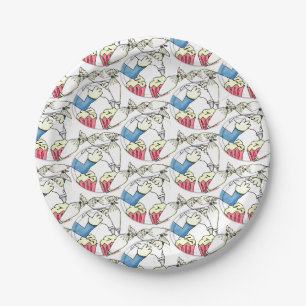 Assiettes En Carton Décorateur de gâteau de plaques de papier